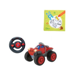 Chicco bundel - Billy BigWheels - Bestuurbare Speelgoedauto - Rood & Babyboekje - Kleuren met water - Seizoenen