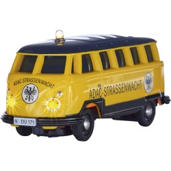Carson Modellsport 504136 VW T1 Bus Samba ADAC 1:87 RC auto Elektro Bus Incl. accu, oplader en batterijen voor de zender