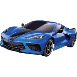 Traxxas 1:10 RC auto Sportwagen Corvette Stingray 4TEC 3.0 Blauw Brushed
