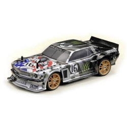 Absima 1:16 RC auto Elektro Toerwagen FIRST STEP SPEED PERFORMANCE FUN MAKER Neon, Grijs Brushless 4WD RTR Touring Car 2,4 GHz