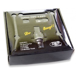 2WD to 4WD Conversion Kit For FS Racing Petrol Buggy and Truck