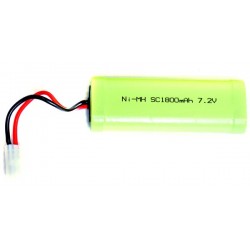 7.2V 1800mAh Ni-MH batterij 15C Rechargeable Battery Pack 125 x 40 x 25