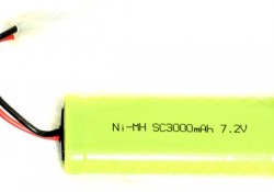 7.2V 3000mAh NiMH battery 15C Rechargeable Battery Pack 125 x 40 x 25