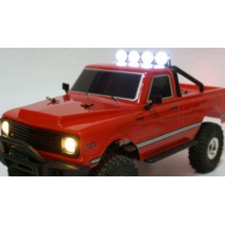 Amewi AMXRock AM18 Scale Crawler Pick-Up 1:18 RTR rot