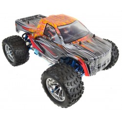 HSP 1:10 Nitro RC Truck 2.4Ghz Oranje Vlam Pro Versie