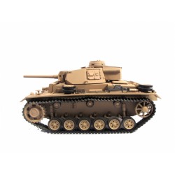 Mato 1:16 Complete 100% Metal Panzer III Tank BB (Hand Painted Desert Yellow)