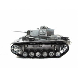 Mato 1:16 Complete 100% Metal Panzer III Tank IR (Original Metal Color)