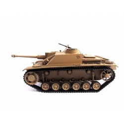 Mato 1:16 Complete 100% Metal Stug III Tank IR (Hand Painted Desert Yellow)