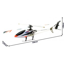 2.4Ghz 4CH grote metale RC helicopter