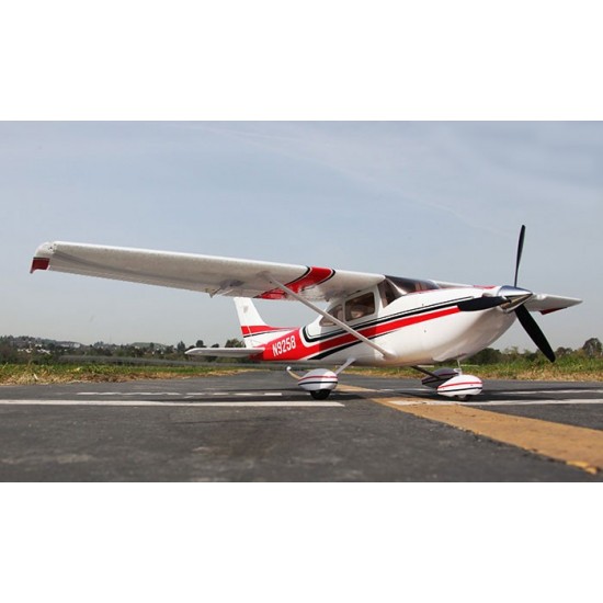 Cessna 182 rood Giant RC vliegtuig ARF