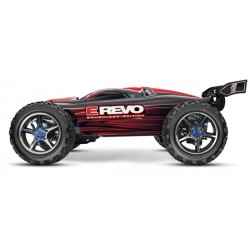 Traxxas E-Revo TSM 1:16 brushless RC Monster Truck RTR 2.4GHz (rood)