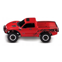 Traxxas Ford F-150 SVT Raptor 2WD Brushed 1:10 RC auto (rood)