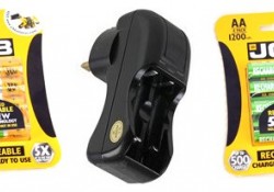 1 AA/AAA batterij lader & 8 AA 1300mAh laadbare batterijen